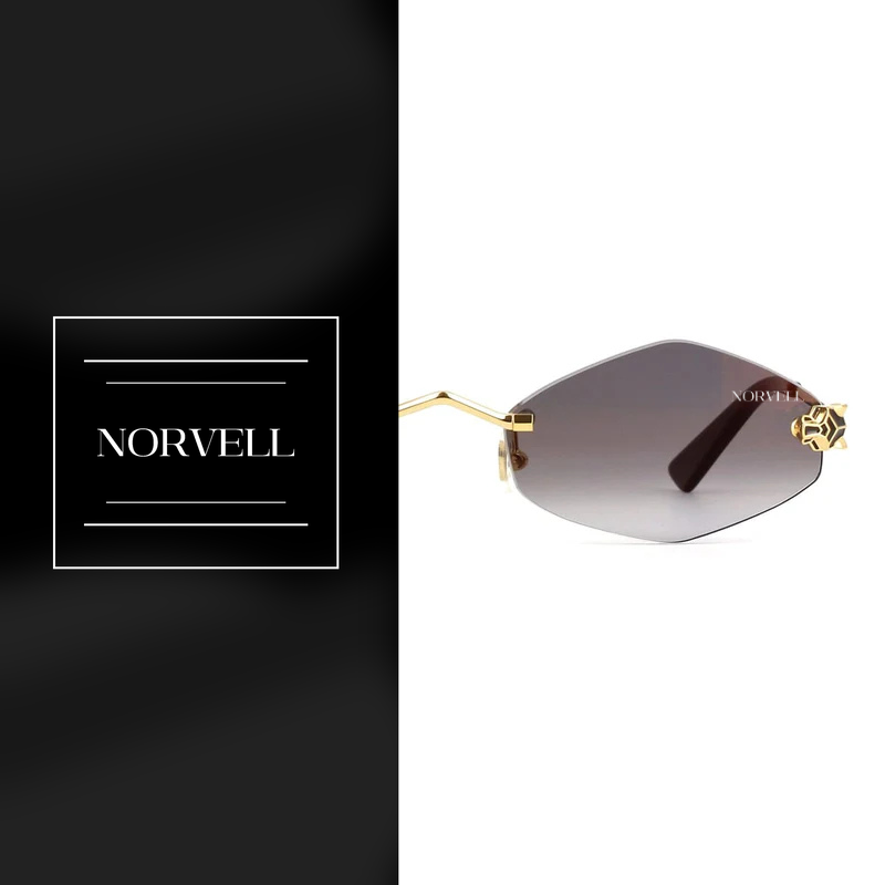 Norvell Monarch Panthera Gold – Gold Frame Brown Lens