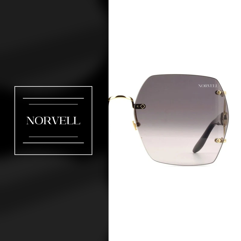 Norvell Mirage Royale – Black Frame Brown Gradient Lens