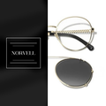 Norvell Aurora Sapphire – Gold Frame Blue Gradient Lens Sunglasses