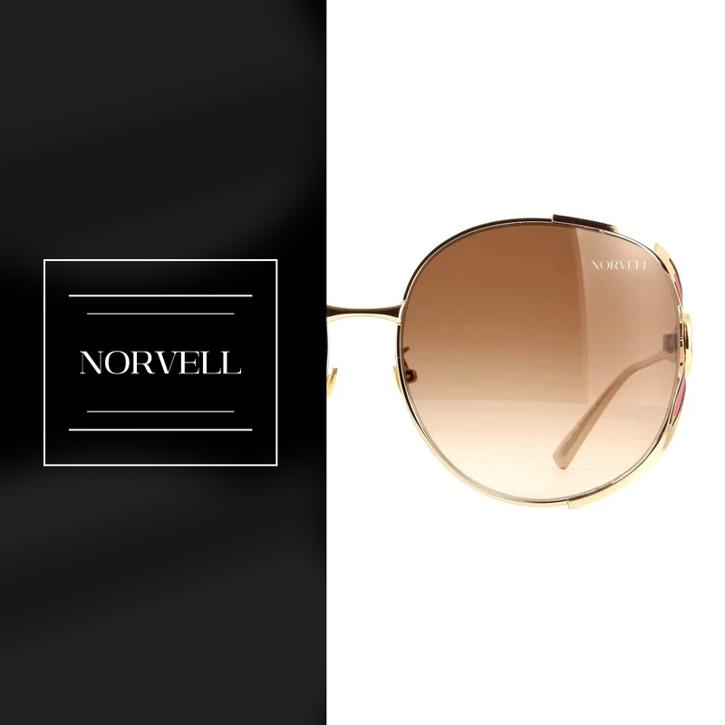 Norvell Mirage Heritage Ruby – Gold Frame Brown Gradient Lens