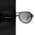 Norvell Aurora Velvet – Black Frame Green Gradient Lens Sunglasses