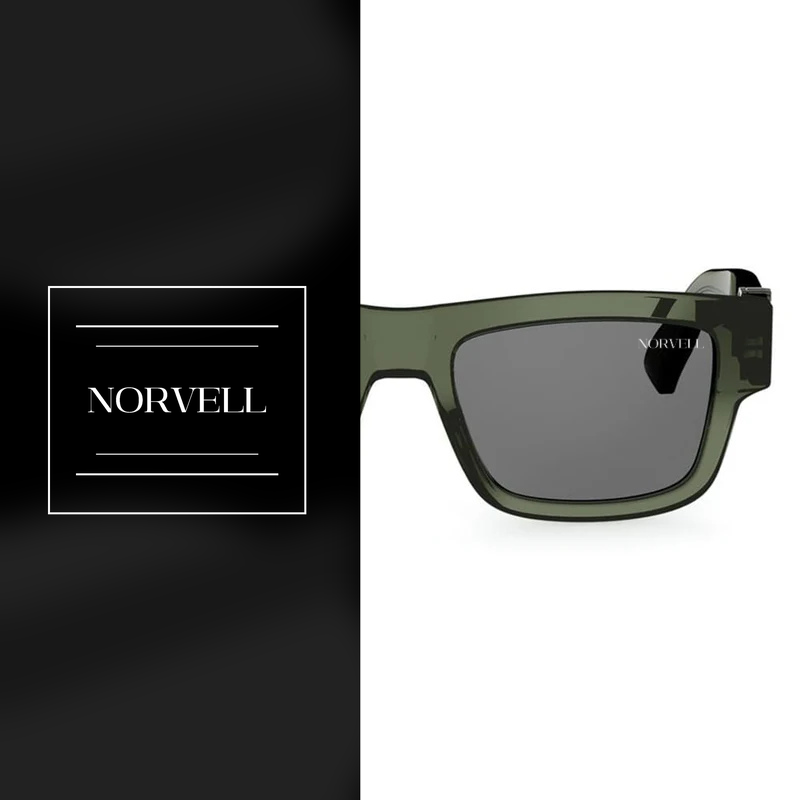 Norvell Eclipse Horizon Crystal – Crystal Frame Grey Lens