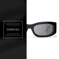 Norvell Aurora Eclipse – Gold Frame Smoke Lens Sunglasses