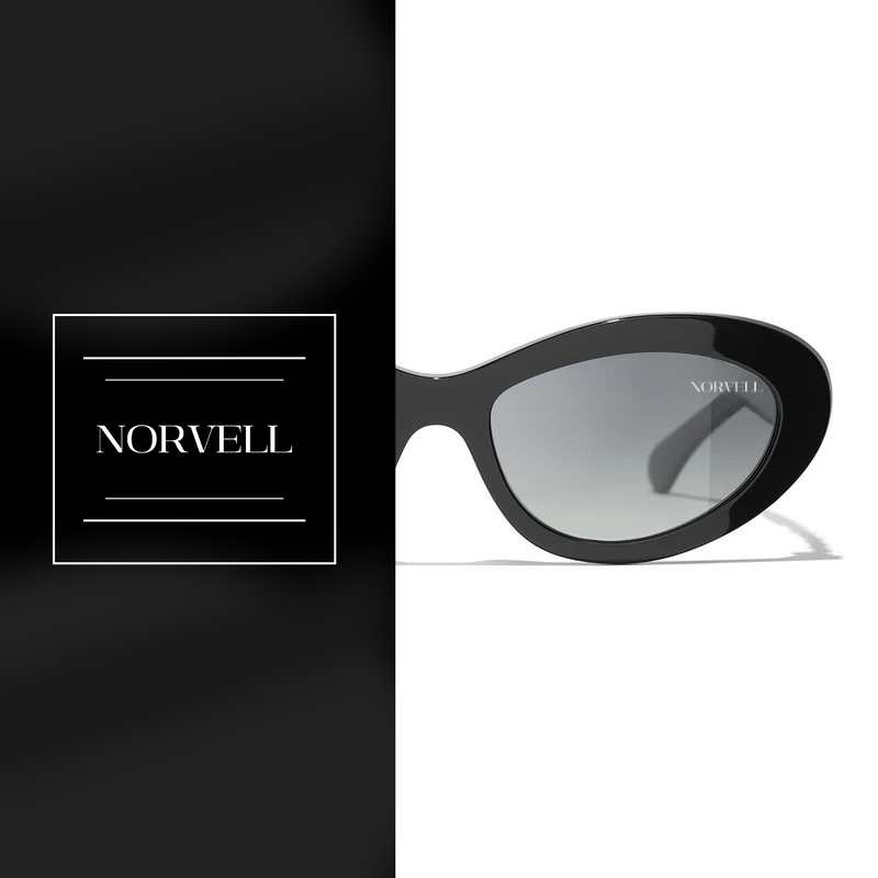 Norvell Aurora Edge – Black Frame Grey Lens Sunglasses