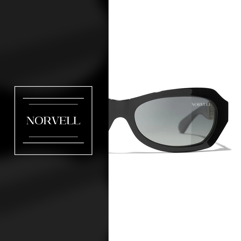 Norvell Aurora Royale – Black Frame Dark Grey Lens Sunglasses