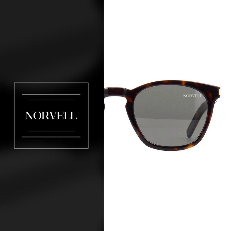 Norvell Riviera Slim Noir – Black Frame Grey Lens