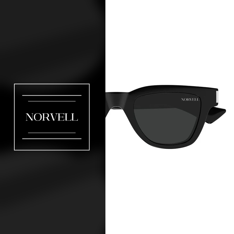 Norvell Regent Classic – Black Frame Dark Grey Lens