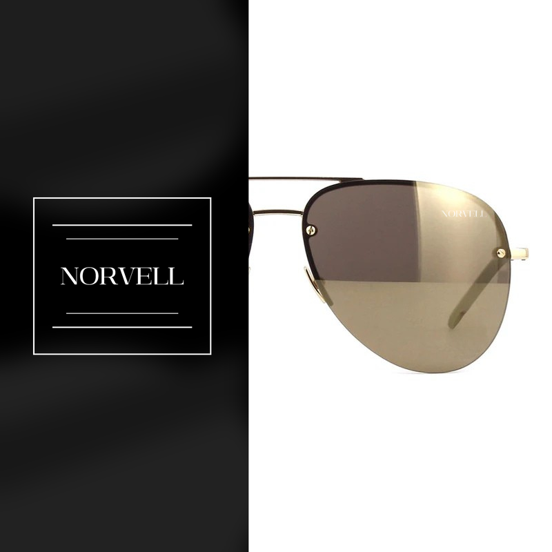 Norvell Riviera Prestige Noir – Silver Frame Grey Lens
