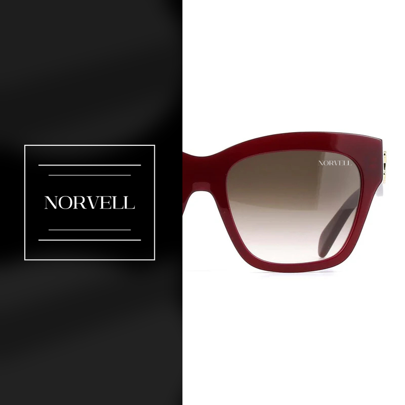 Norvell Celeste Rose – Burgundy Frame Brown Lens