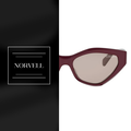Norvell Celeste Crystal – Burgundy Frame Grey Lens