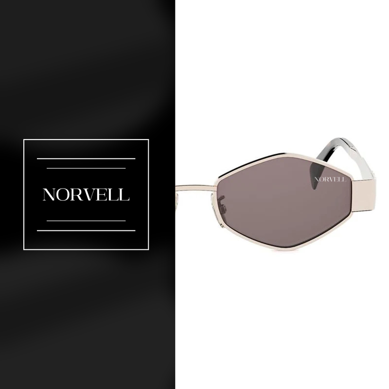 Norvell Celeste Metal Rose – Rose Gold Frame Brown Lens