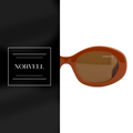 Norvell Celeste Royale Crystal – Crystal Brown Frame Brown Lens