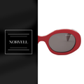 Norvell Celeste Royale Rose – Burgundy Frame Brown Lens