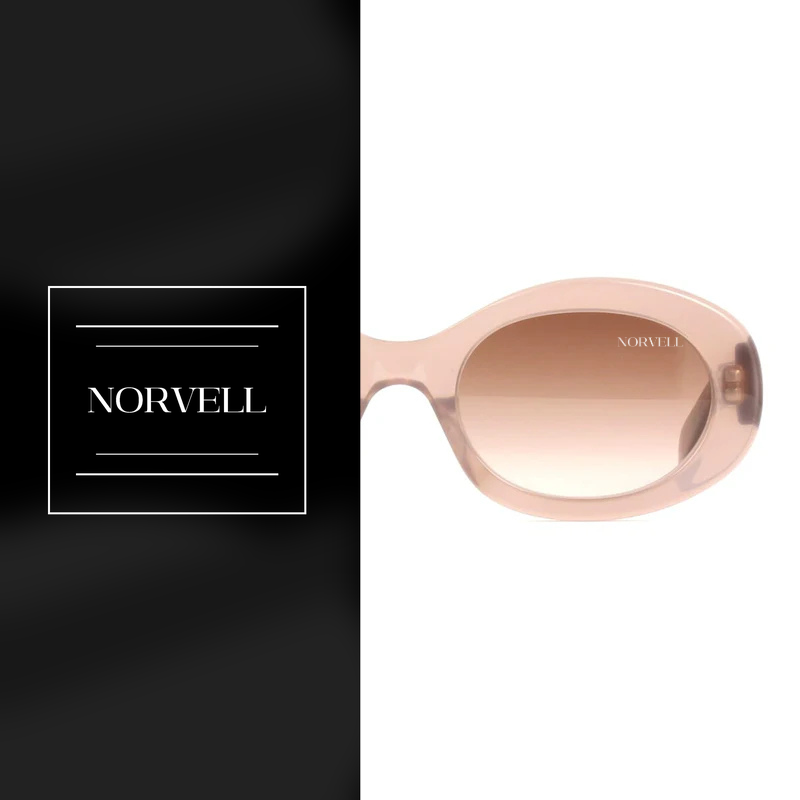 Norvell Celeste Royale Gold – Gold Frame Brown Lens