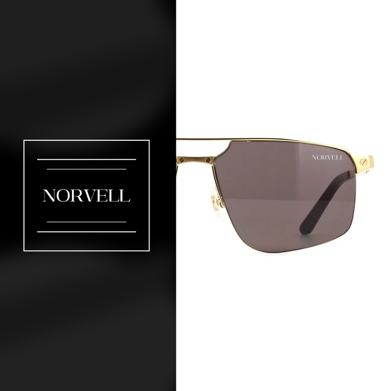 Norvell Monarch Prestige Noir – Gold Frame Grey Lens