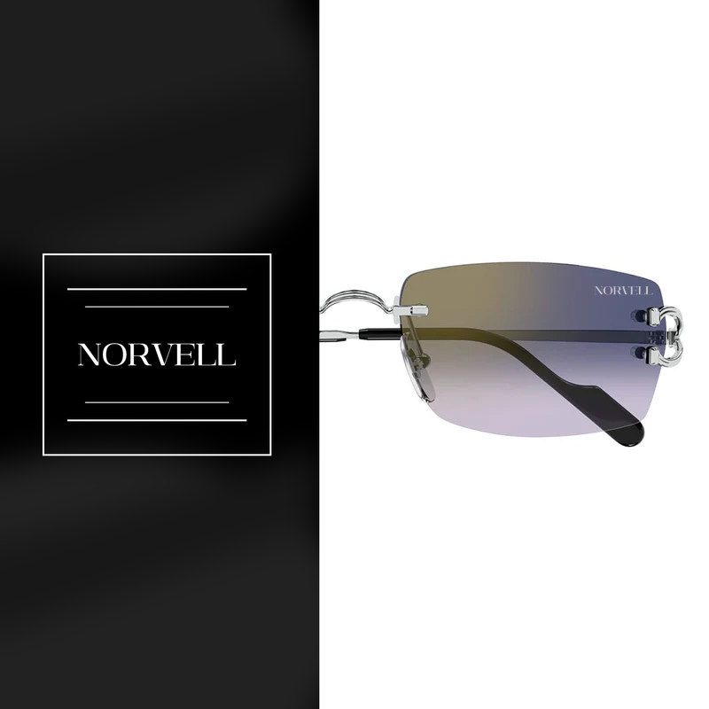 Norvell Monarch Royale Sapphire – Gold Frame Blue Lens