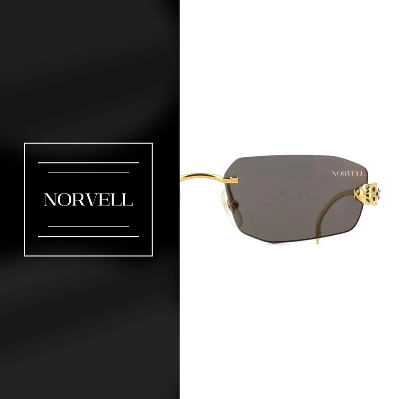 Norvell Monarch Panthera Gold – Gold Frame Brown Gradient Lens