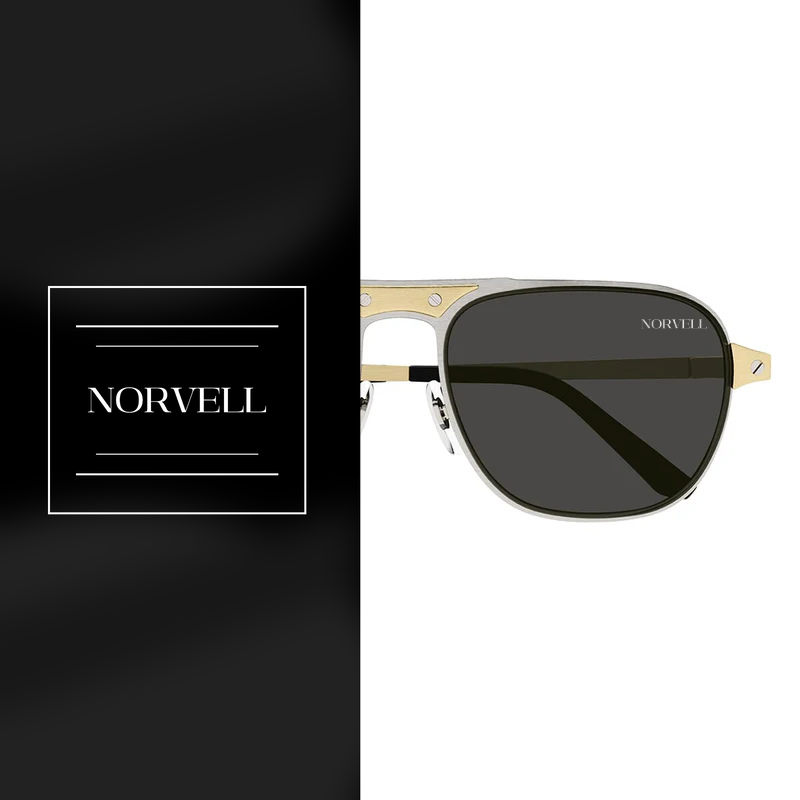 Norvell Monarch Prestige Gold – Gold Frame Brown Lens